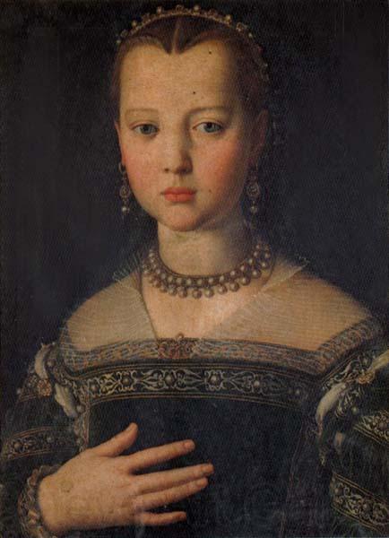 Agnolo Bronzino Portrait of Maria de'Medici Norge oil painting art